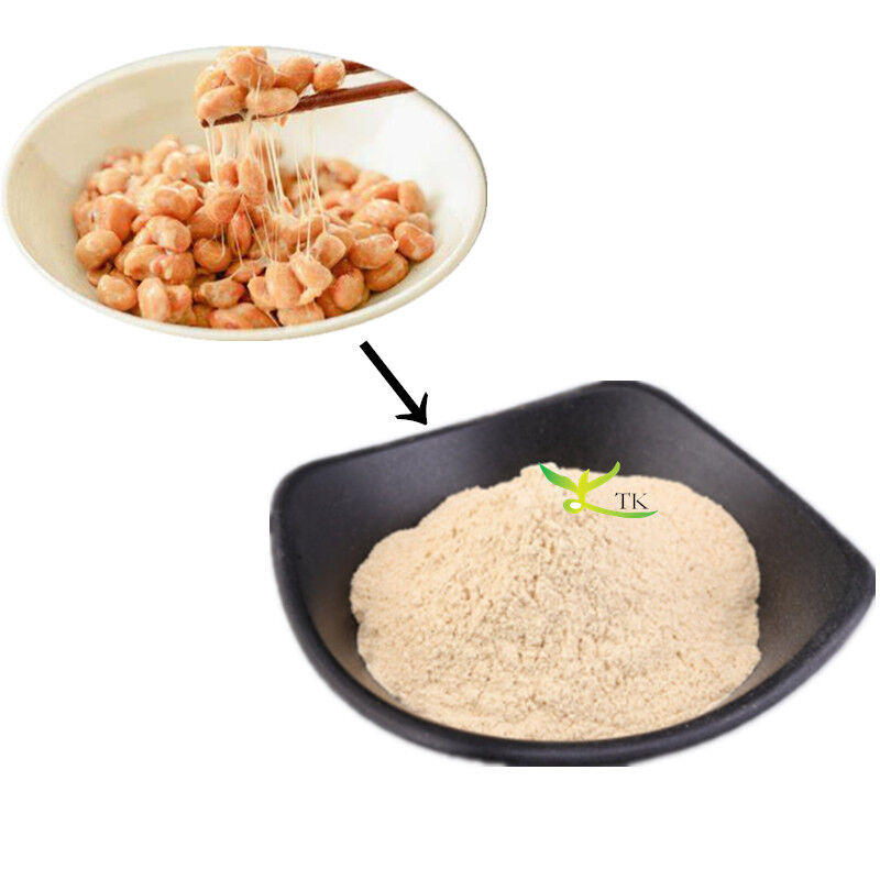 Fermented Natto Extract Nattokinase Enzymes Nattokinase Powder 2000~20000 Fu/g